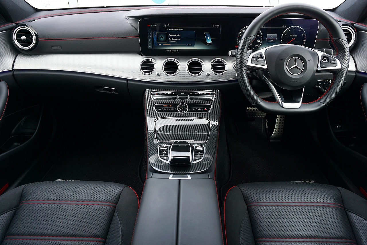interieur van een automaat auto
